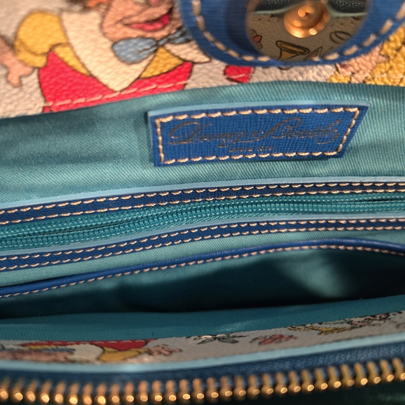 Dooney & Bourke Alice in Wonderland Tote Bag Multicolor NWOT - Picture 8 of 16